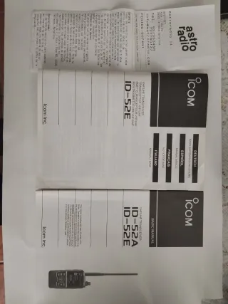 Icom ID-52 D-STAR Transceptor Dual Band+Hotspot
