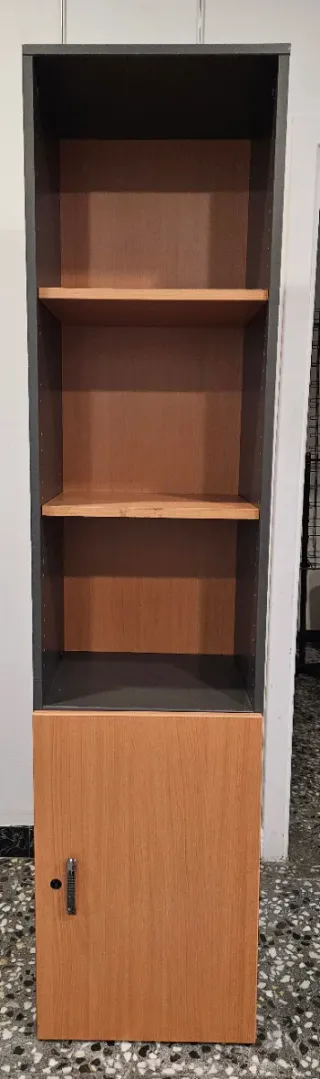 Mueble Alto Oficina Madera y Metal