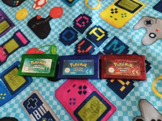 3 Juegos Pokémon GBA Esmeralda, Zafiro, Rubí