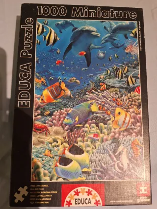 Puzzle Educa 1000 Piezas Mundo Marino