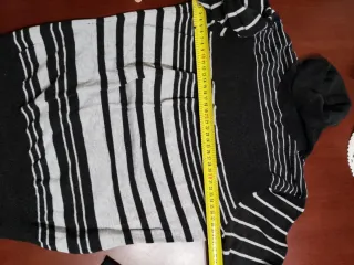 Jersey rayas negro y gris