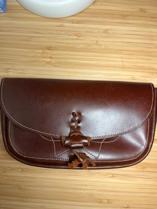 Bolso de piel Amazona marrón