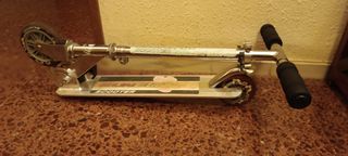 Patinete plegable plateado Runfit Scooter