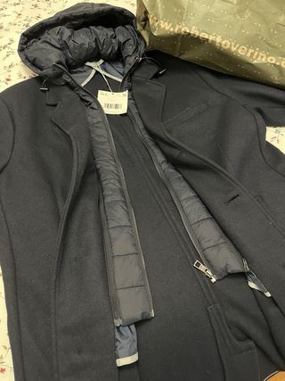 Abrigo Roberto Verino Negro Nuevo valorado en 350