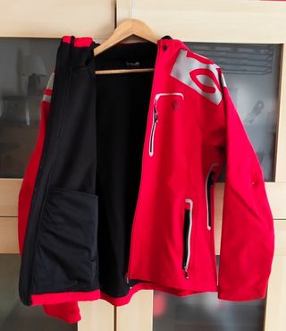 Cazadora Ternua Roja Impermeable