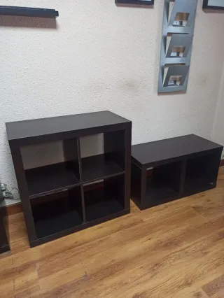 Estanterías Modulares Ikea Negras