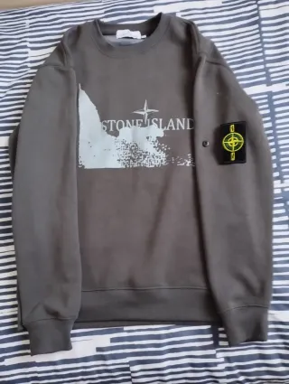Sudadera Stone Island Gris