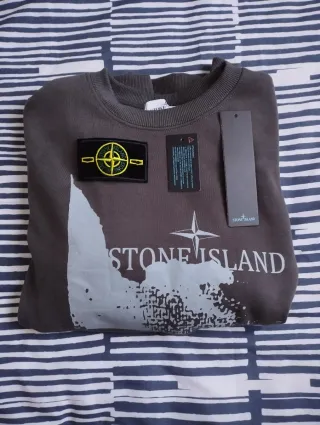Sudadera Stone Island Gris
