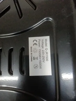 Piastra elettrica 1500W 2 fuochi