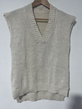 Jersey de punto sin mangas