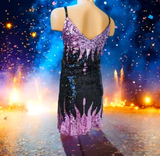 Vestido de fiesta lentejuelas