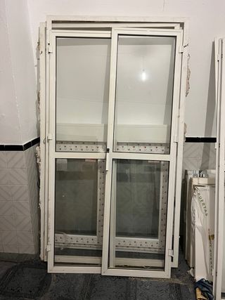 Balconera aluminio blanco