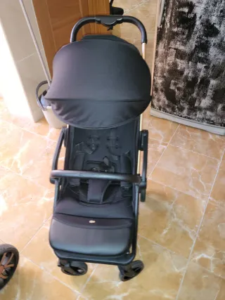 Carro de bebé 3 piezas negro