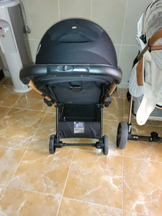 Carro de bebé 3 piezas negro