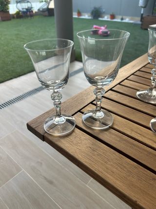 Copas de cristal antiguas