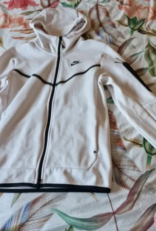 Sudadera Nike Tech Hombre Blanca Talla XS