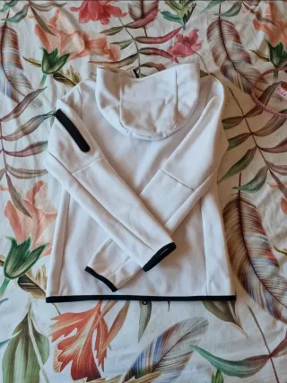 Sudadera Nike Tech Hombre Blanca Talla XS