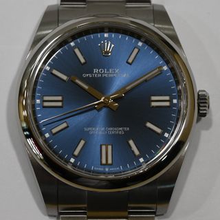 Rolex Oyster Perpetual 41mm Esfera Azul