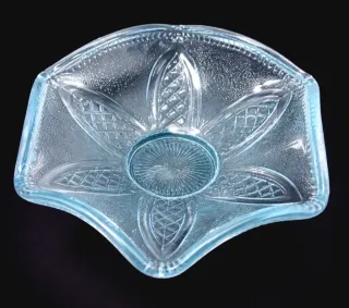 Set 6 Cuencos Vidrio Neodimio "Alejandrita" Raros.