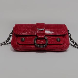 Bolso Zadig & Voltaire Rojo Cocodrilo