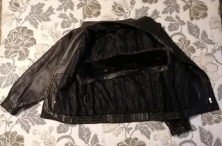 Cazadora piel caballero