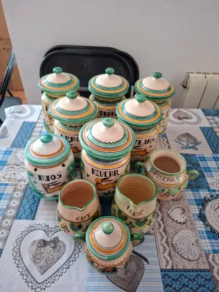 Juego Vajilla Artesanal Puente Arzobispo