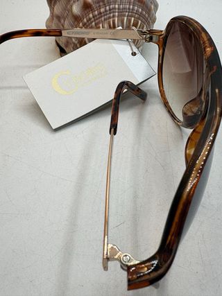 Occhiali da sole marroni leopardati