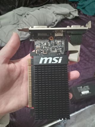 MSI GeForce GT 710 2GD3H LP Tarjeta Gráfica