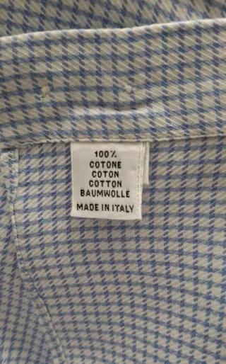 Camicia Uomo Pirovano Sartoriale Azzurra/bianca