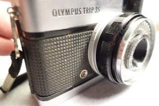 Olympus Trip 35 para piezas (mojada)