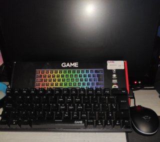 PC Gaming Negro con Luces RGB +teclado game+ratón