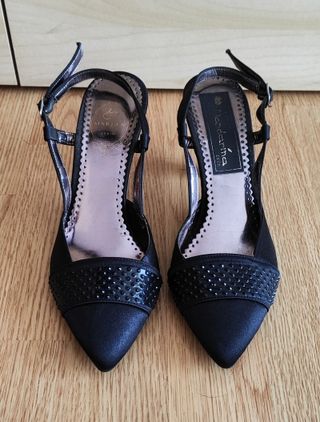 Vestido negro para boda u ocasión especial