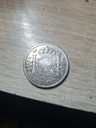 Moneda Isabel II 1855