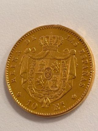 Moneda de Oro 10 Escudos España