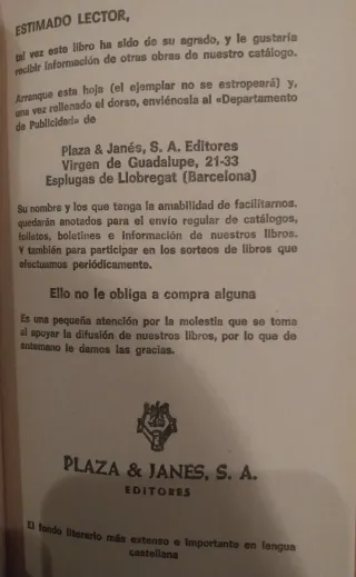Novela 1971 "Los Enanos" Concha Alós