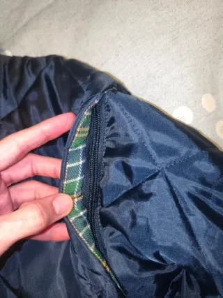 Chaqueta acolchada azul