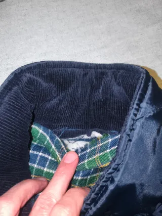 Chaqueta acolchada azul