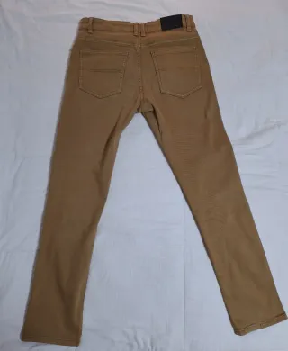 Pantalones Bershka Hombre Talla 38 Beige