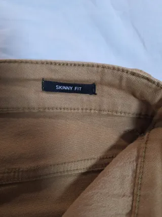 Pantalones Bershka Hombre Talla 38 Beige