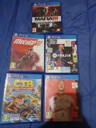 PS4 1TB + 3 Mandos + 5 Juegos