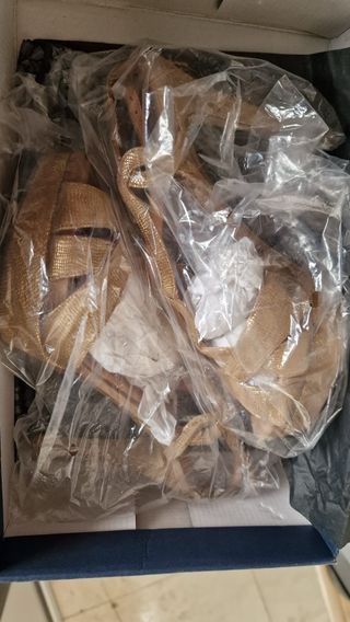 Sandalias Pedro Miralles Talla 38 Doradas