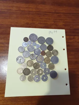 Lote de monedas españolas