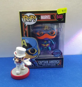 FIGURA FUNKO POP MARVEL 648 CAPTAIN AMERICA