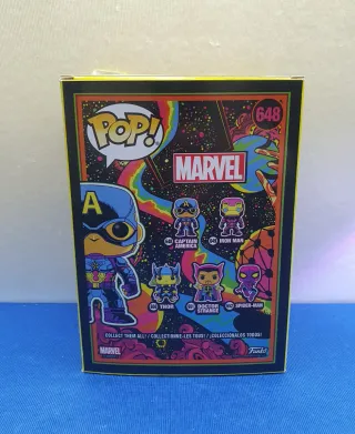 FIGURA FUNKO POP MARVEL 648 CAPTAIN AMERICA