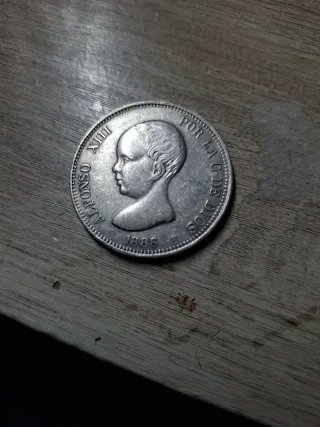 Moneda Alfonso XIII 1888