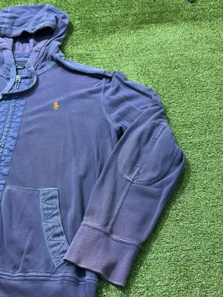 Polo Ralph Lauren Hoodie Navy Blue Vintage 90's
