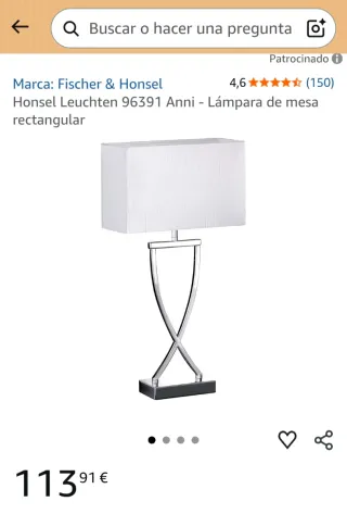 Lámpara de mesa Fischer & Honsel A ESTRENAR