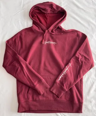 Sudadera Hollister Burdeos Talla M