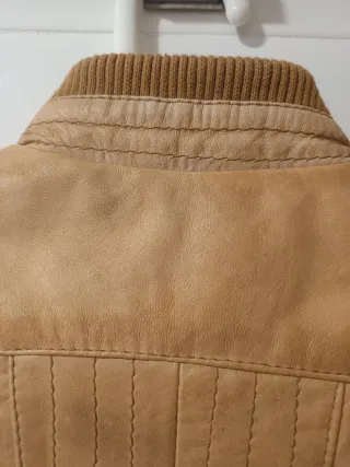 Cazadora Zara Beige Mujer
