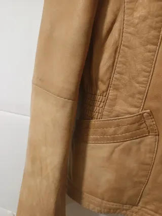 Cazadora Zara Beige Mujer